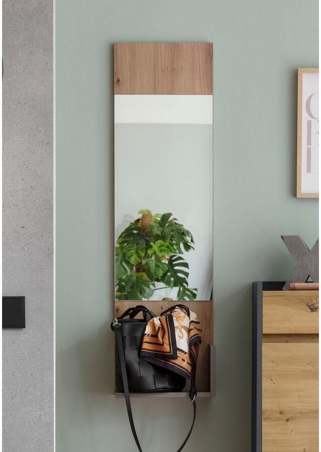 INOSIGN Spiegelpaneel Kosmo Breedte 32 cm met 1 planchet