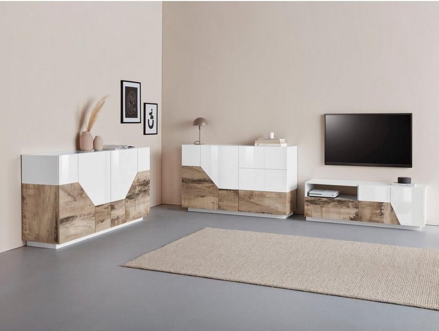 INOSIGN Tv-meubel ALIEN TV-meubel met 4 deuren 2 lades en 2 open vakken