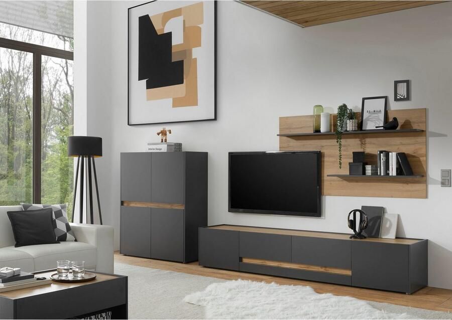 INOSIGN Tv-meubel City Giron moderne tv-kast commode tv-meubel tijdloos modern voldoende opbergruimte veelzijdig inzetbaar