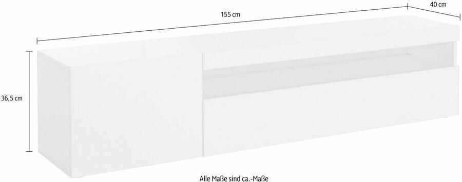 INOSIGN Tv-meubel Egypt Breedte 155 cm