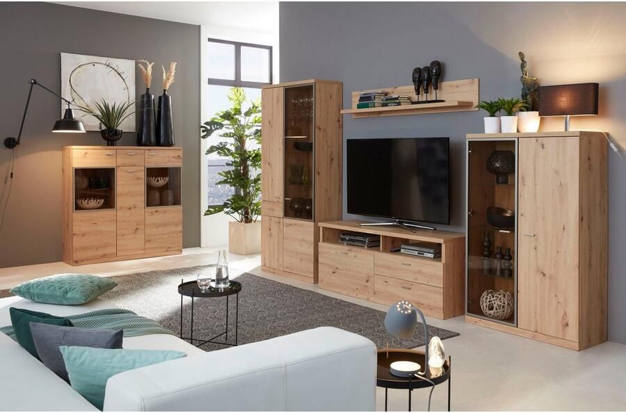 INOSIGN Tv-meubel Elne Tv-kast lichtbruin eiken mat breedte 150 cm