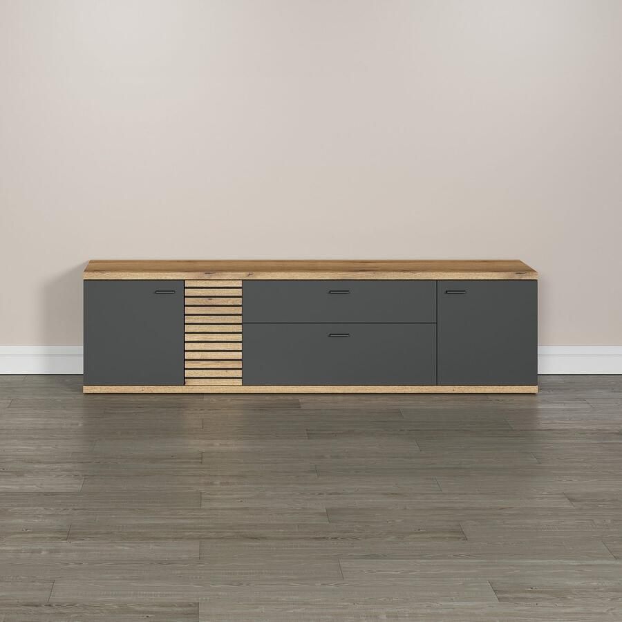 INOSIGN Tv-meubel Galway TV-kast TV-lowboard in modern ontwerp breedte 202 cm