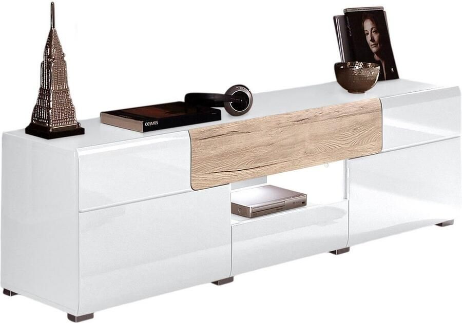 INOSIGN Tv-meubel Toledo breedte 159 cm modieuze TV-kast met decoratief freeswerk