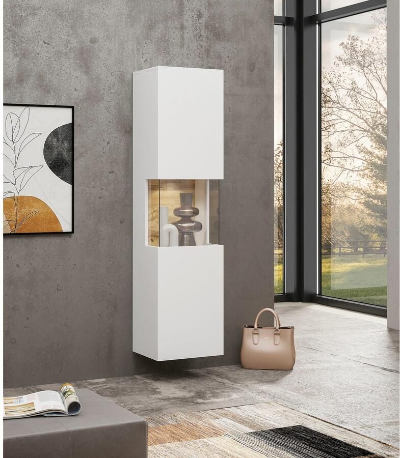 INOSIGN Wandmeubel Ava woonkamer-set hangend staand te monteren vitrinekast lowboard