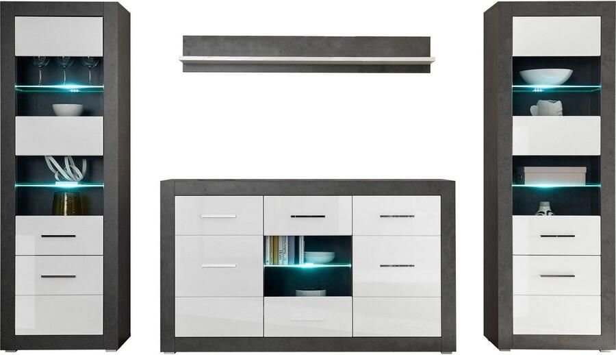 INOSIGN Wandmeubel Etero (4-delig) (set 4 stuks)