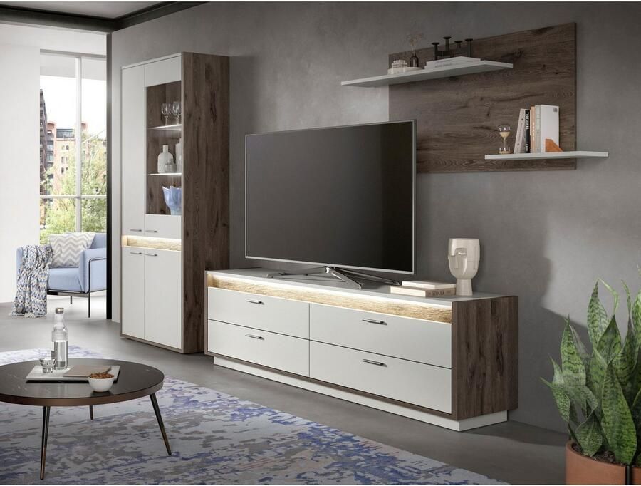 INOSIGN Wandrek Treviso Breedte 135cm 2 legplanken