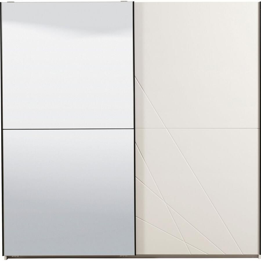 INOSIGN Zweefdeurkast Ksanti hoogglanzend front met spiegel