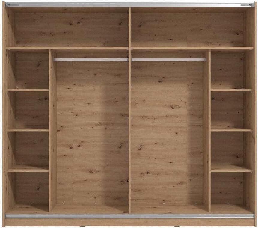 INOSIGN Zweefdeurkast Sierra kledingkast met spiegel linnenkast garderobe Topseller INCLUSIEF interne indeling FSC -gecertificeerd OTTOs Choice
