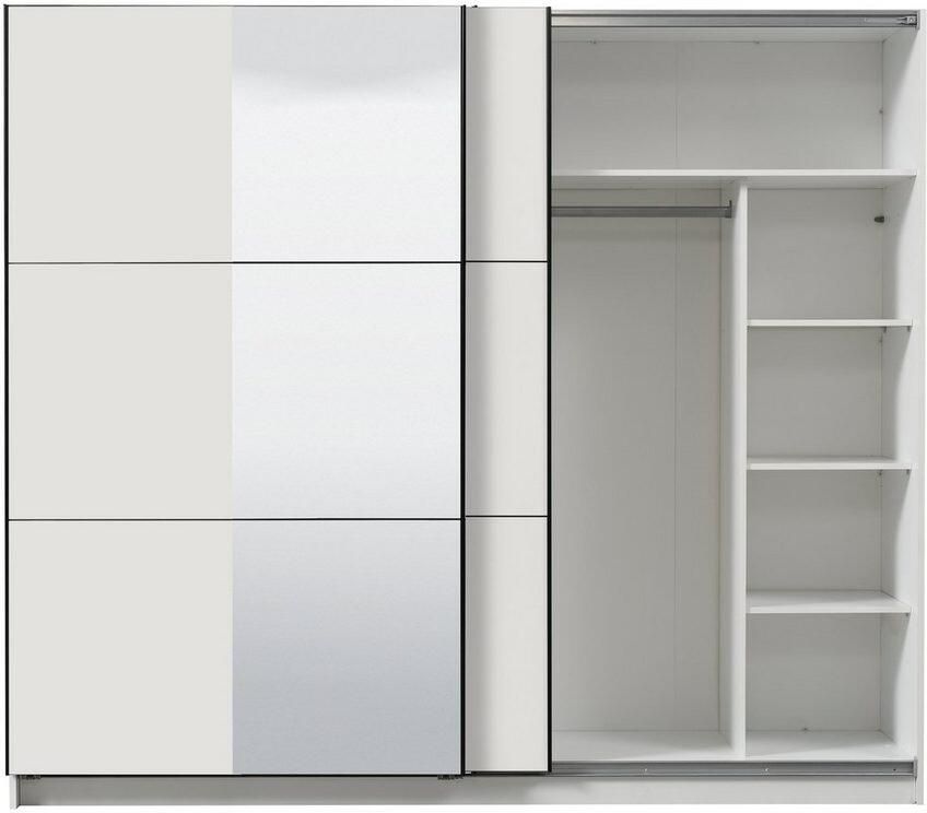 INOSIGN Zweefdeurkast Sierra kledingkast met spiegel linnenkast garderobe Topseller INCLUSIEF interne indeling FSC -gecertificeerd OTTOs Choice