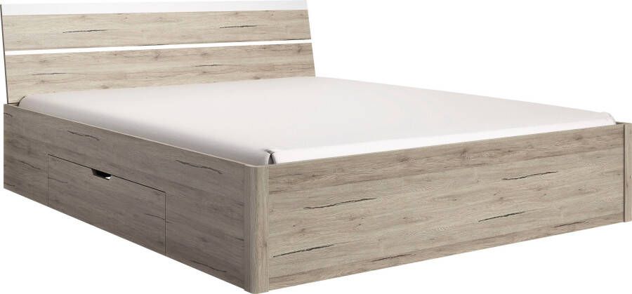 Home affaire Ledikant met bergruimte Beta breedte 160 of 180cm moderne bedopstelling met 2 lades