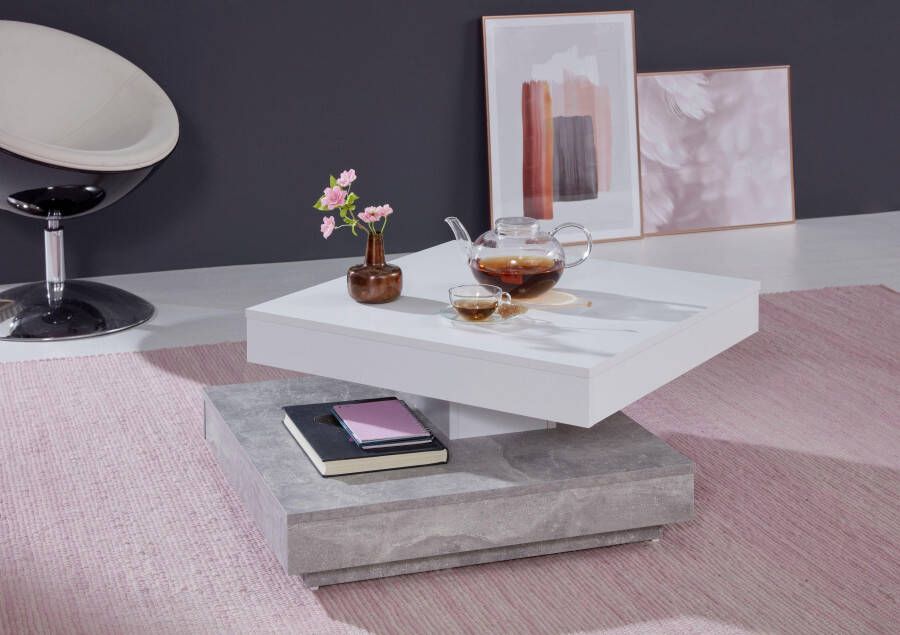 INOSIGN Salontafel Tanum met functie draaibaar tafelblad