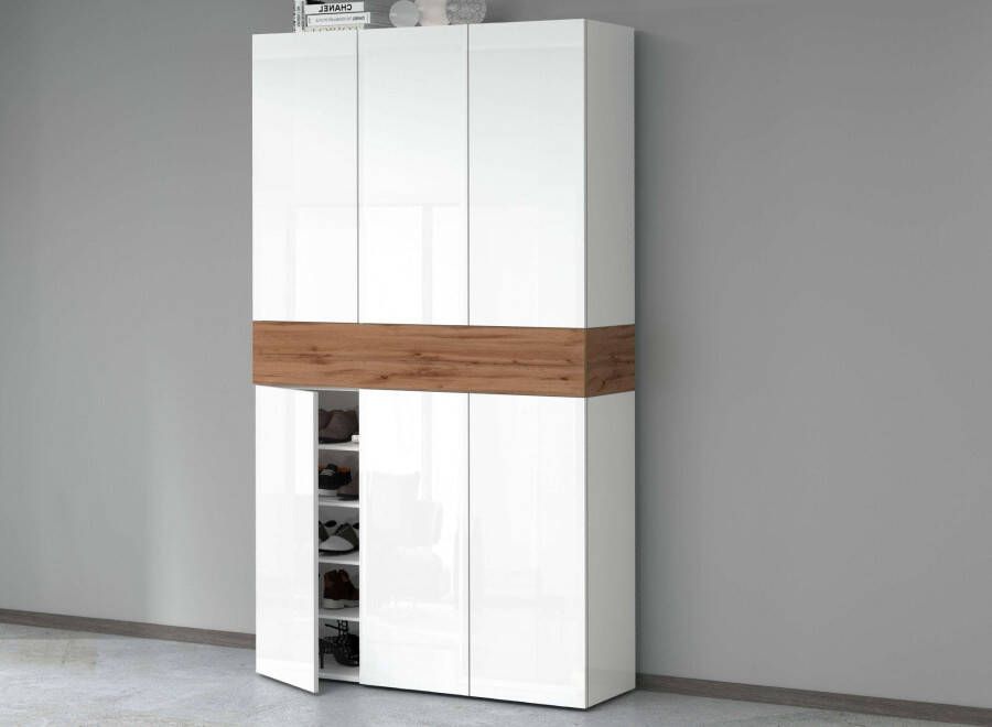 INOSIGN Schoenenkast Savona Hoogte 200cm 12 inlegplanken 21 vakken (1 stuk)