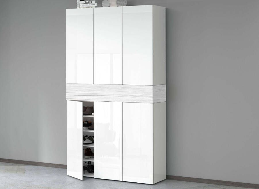 INOSIGN Schoenenkast Savona Hoogte 200cm 12 inlegplanken 21 vakken (1 stuk)