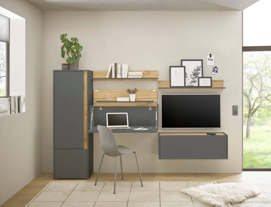 INOSIGN Set kantoormeubelen City Giron Vaste secretaire Home office thuiskantoor (set 5-delig)