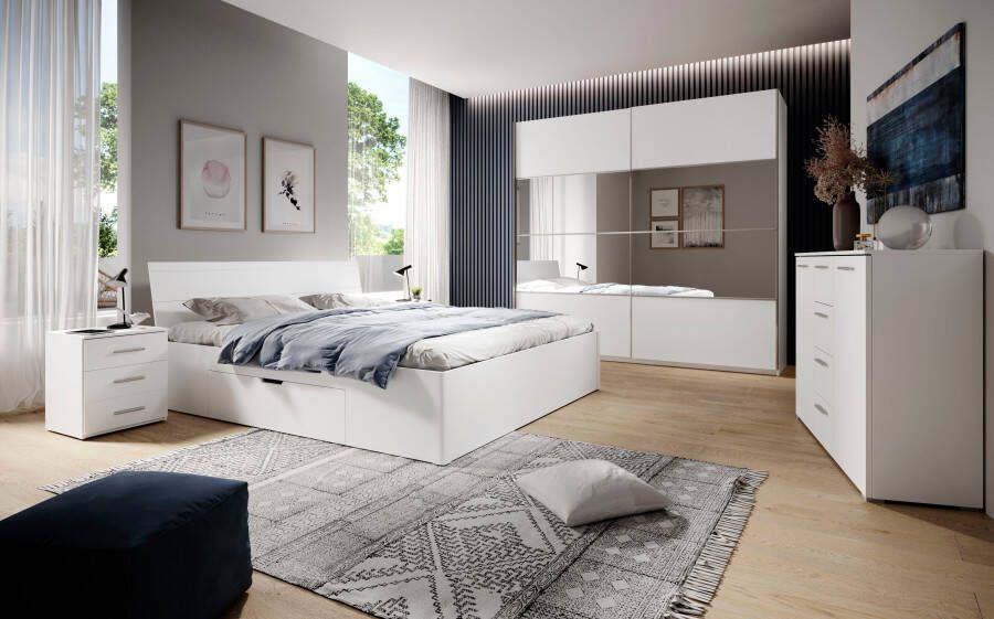 INOSIGN Slaapkamerserie Beta naar keuze in 3 kleuren en 2 bedafmetingen (4-delig)