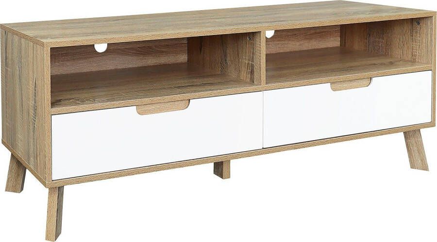 Artistiq Living Artistiq TV-meubel Gonzalo 140cm Naturel Wit