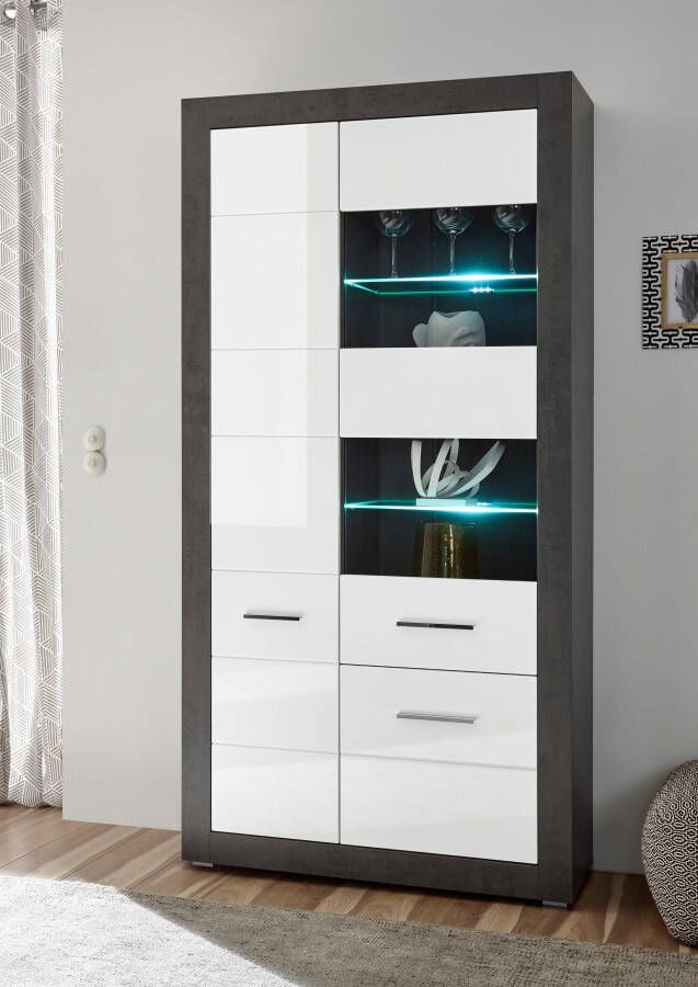 INOSIGN Vitrinekast Etero Hoogte 198 cm