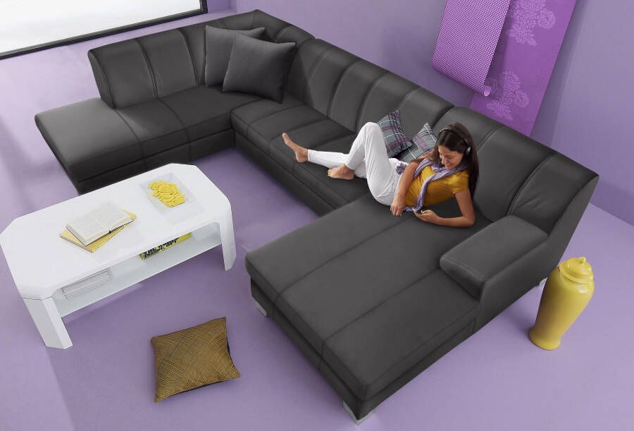 INOSIGN Zithoek Anzio modern en gezellig lage armleuning U-vorm