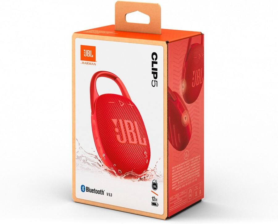 JBL Bluetooth luidspreker Clip 5 ultra-compact water- en stofbestendig (ip67) 7 watt rms