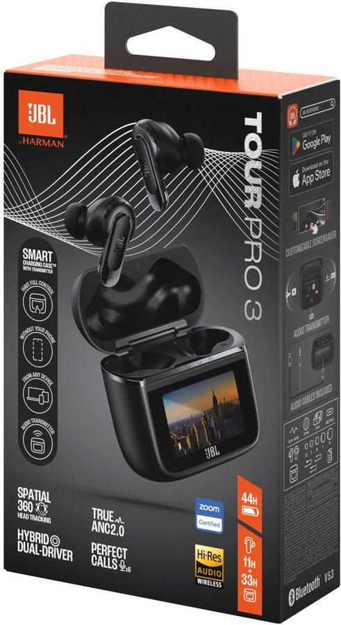 JBL Tour Pro 3 Zwart | True Wireless oordopjes | 1200130013836 - Foto 16