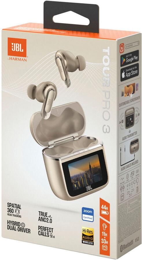 JBL Tour Pro 3 Latte | True Wireless oordopjes | 1200130013850 - Foto 17