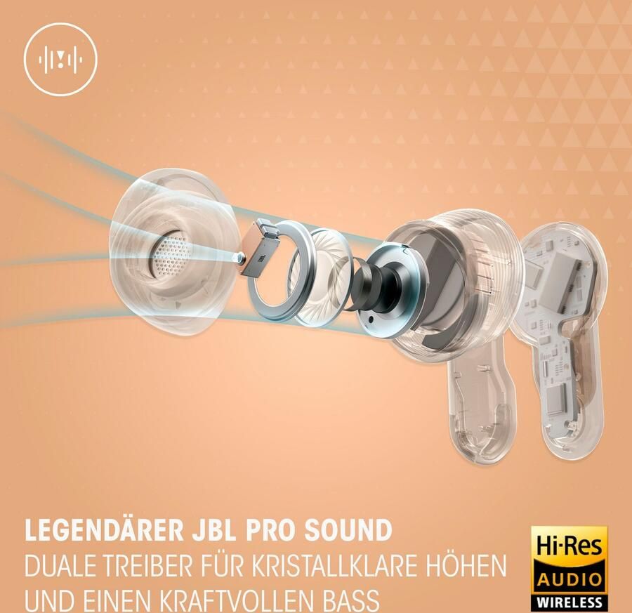 JBL Tour Pro 3 Latte | True Wireless oordopjes | 1200130013850 - Foto 7