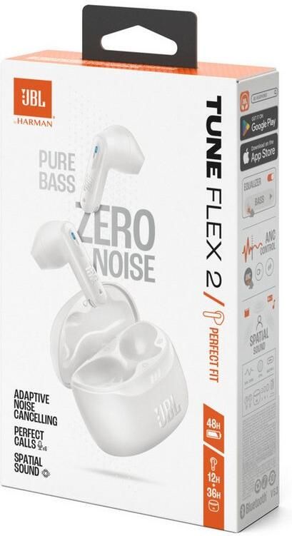 JBL Tune Flex 2 Wit | Koptelefoons | 1200130016240 - Foto 13