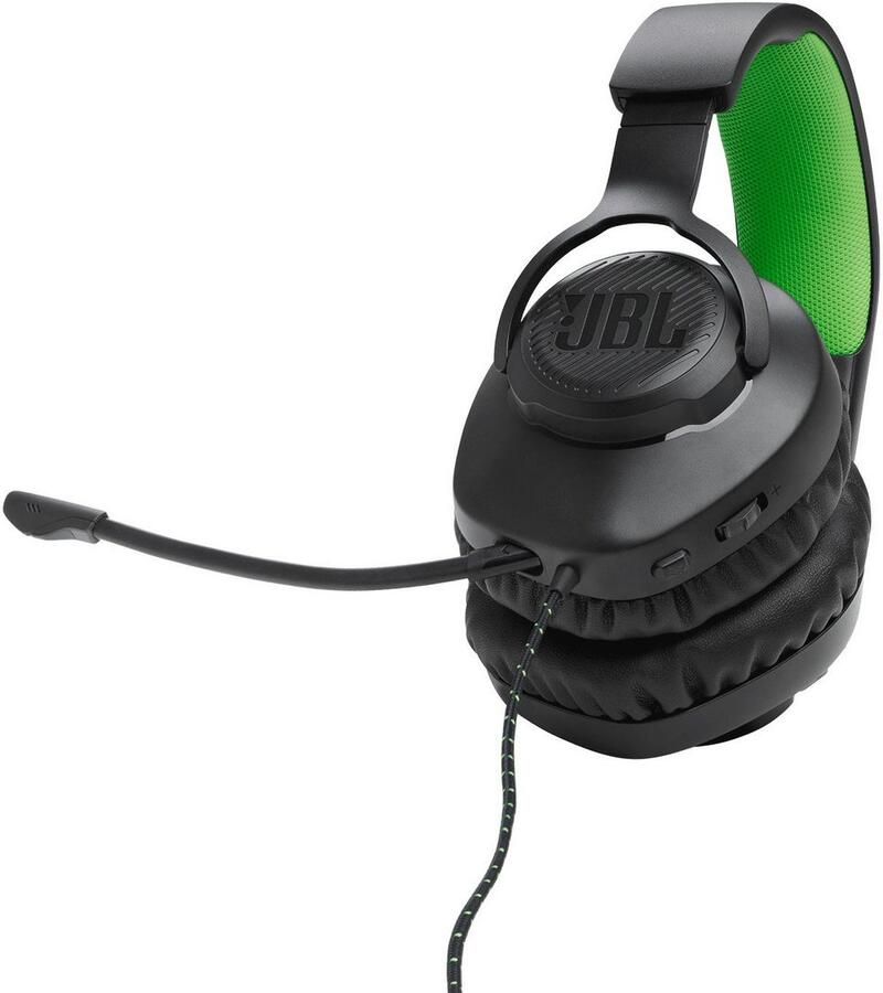 JBL Quantum 100 Black Green | Over-ear koptelefoons | 6925281932687