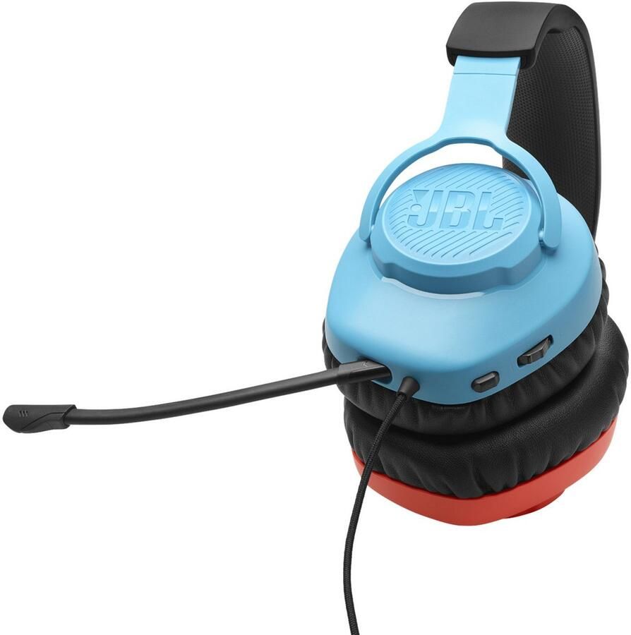 JBL Gaming-headset Quantum 100N QuantumSOUND-handtekening afneembare microfoon met demping