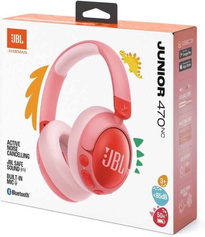 JBL Junior 470NC Roze | Koptelefoons | 1200130016554 - Foto 5