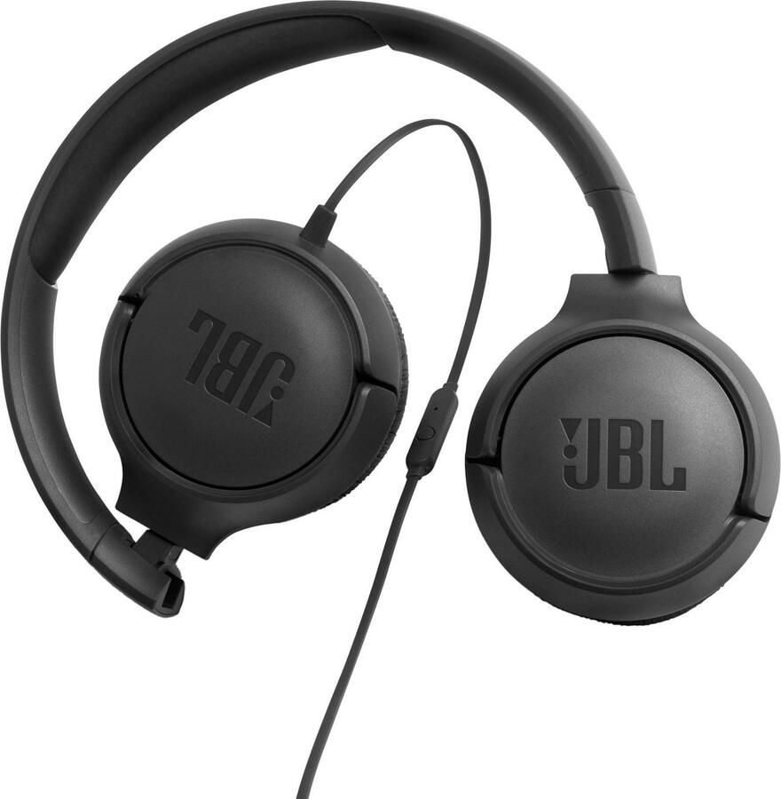 4allshop Jbl T500 On-ear Headphone 1-butt Remote And Mic Zwart