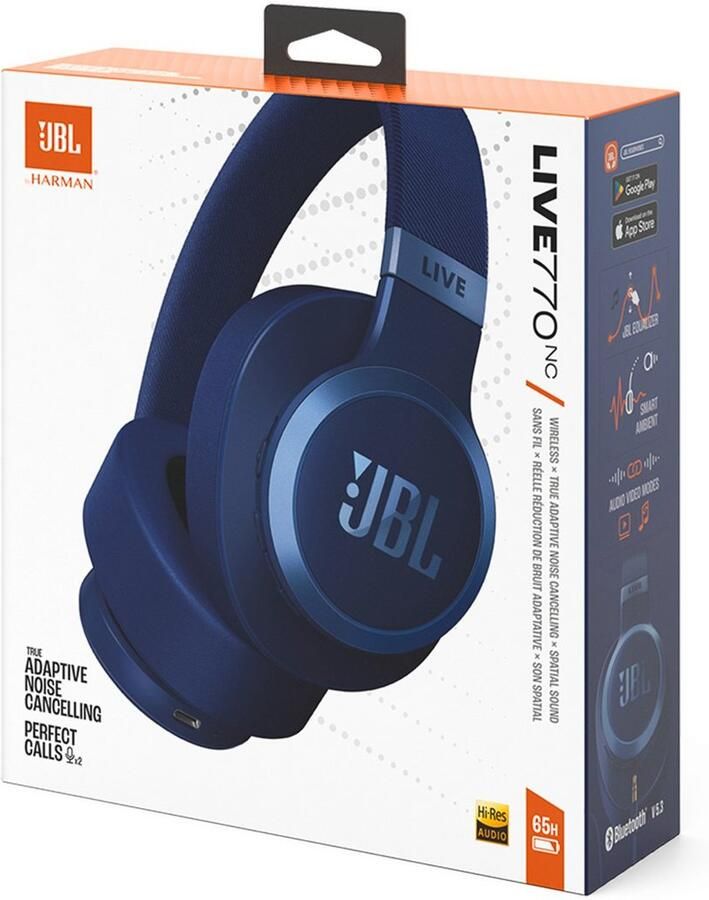 JBL Over-ear koptelefoon LIVE 770NC met Signature Sound en Surround Sound Draadloze Over Ear hoofdtelefoon met True Adaptive Noise Cancelling - Foto 7