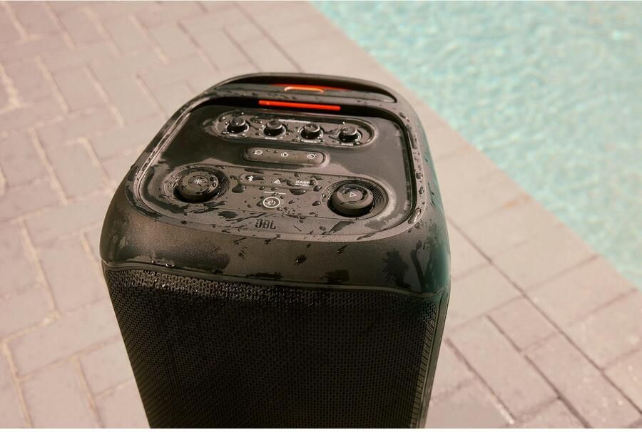 JBL Party-luidspreker PartyBox Stage 320 18u accuduur dynamische lichtshow telescopische handgreep auracast - Foto 8