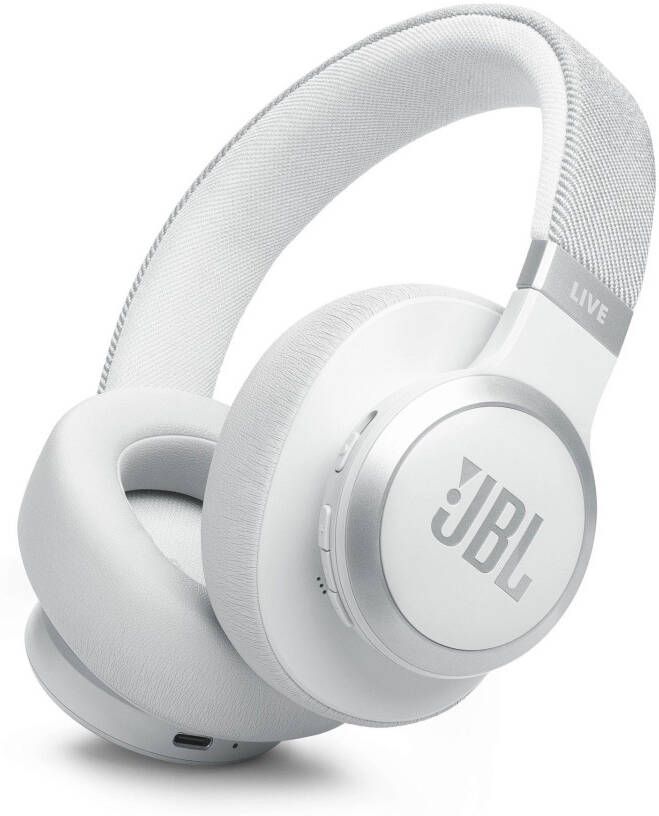 JBL Wireless hoofdtelefoon LIVE 770NC met Signature Sound en Surround Sound Draadloze Over Ear hoofdtelefoon met True Adaptive Noise Cancelling