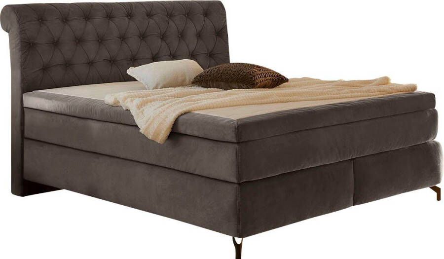 Jockenhöfer Gruppe Boxspring Scarlett met een hoogwaardige 7-zone tonnenveringmatras