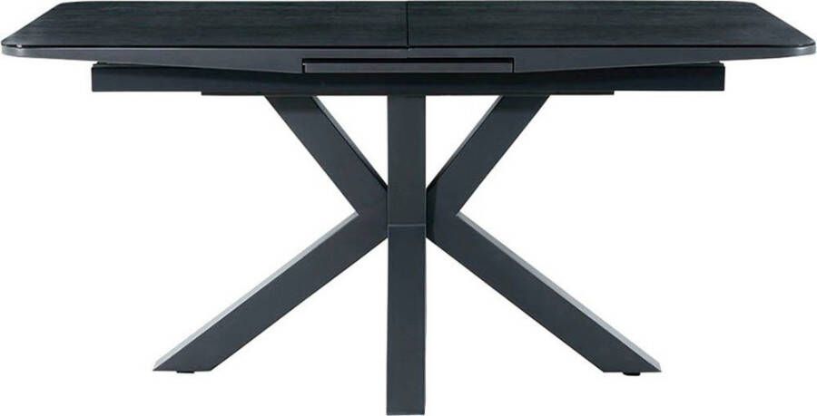 Jockenhöfer Gruppe Eettafel Empoli synchroon uitrekbaar (160-200 x 90 cm) met hefboom-technologie gemarmerd