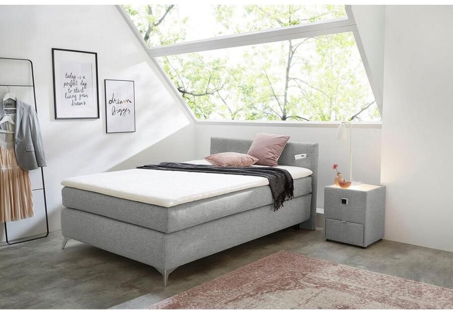 Jockenhöfer Gruppe Boxspring Nora te bestellen in de afmetingen 100 120 & 140 cm