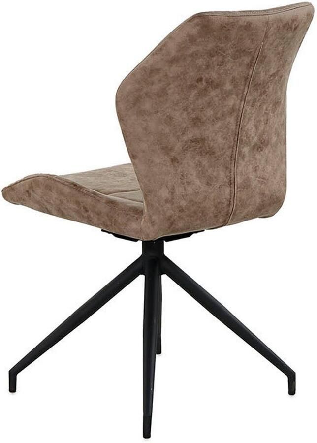 Jockenhöfer Gruppe Draaistoel Emilio Inclusief draaifunctie (360° draaibaar) verkrijgbaar in 2 kleuren (set 2 stuks)