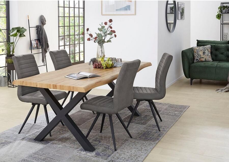 Jockenhöfer Gruppe Eetkamerstoel Hannes draaistoel Inclusief draaifunctie (360° draaibaar) (set 4 stuks)