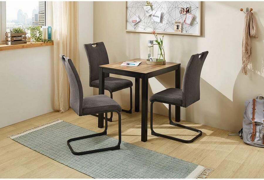 Jockenhöfer Gruppe Vrijdragende stoel MAX (set 4 stuks)