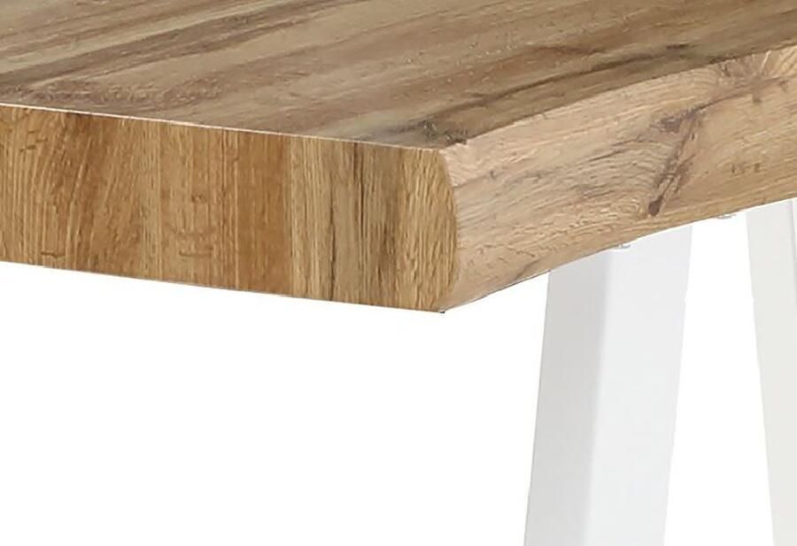 Jockenhöfer Gruppe Eettafel Don in boomrand-optiek 200x100 cm plaatdikte 8 cm