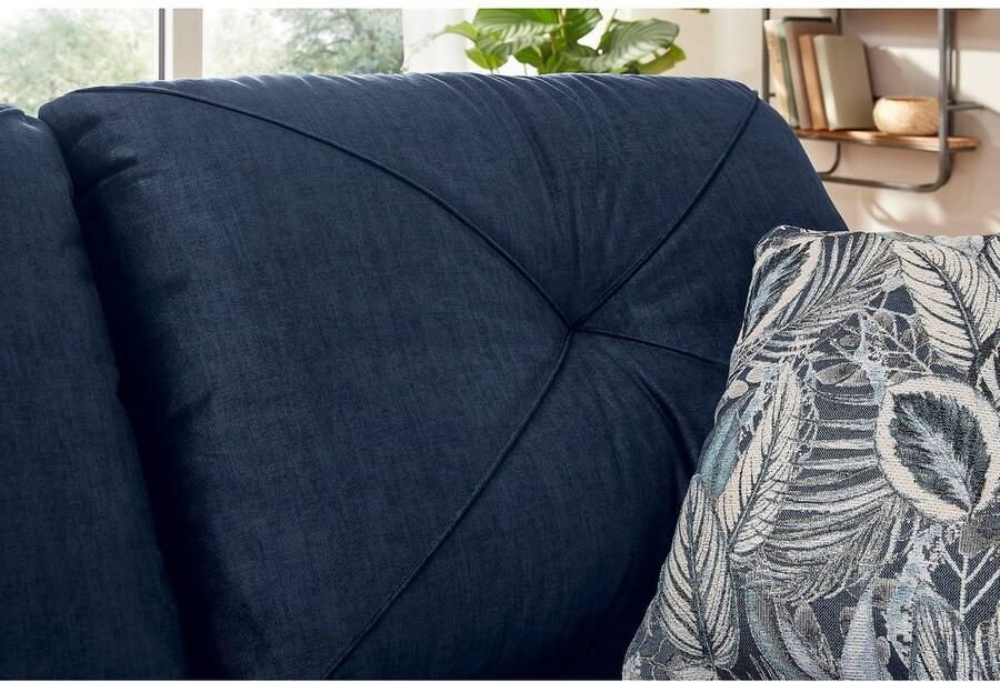 Jockenhöfer Gruppe Hoekbank Aviano L-vorm inclusief praktische slaapfunctie opbergvak bedlade golfvering