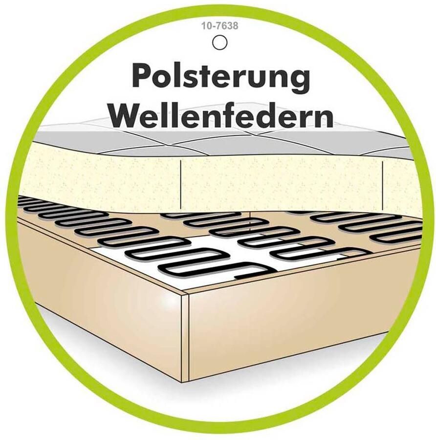 Jockenhöfer Gruppe Hoekbank Udine L-vorm 6 individueel verstelbare hoofdsteunen logeerbed- en relaxfunctie