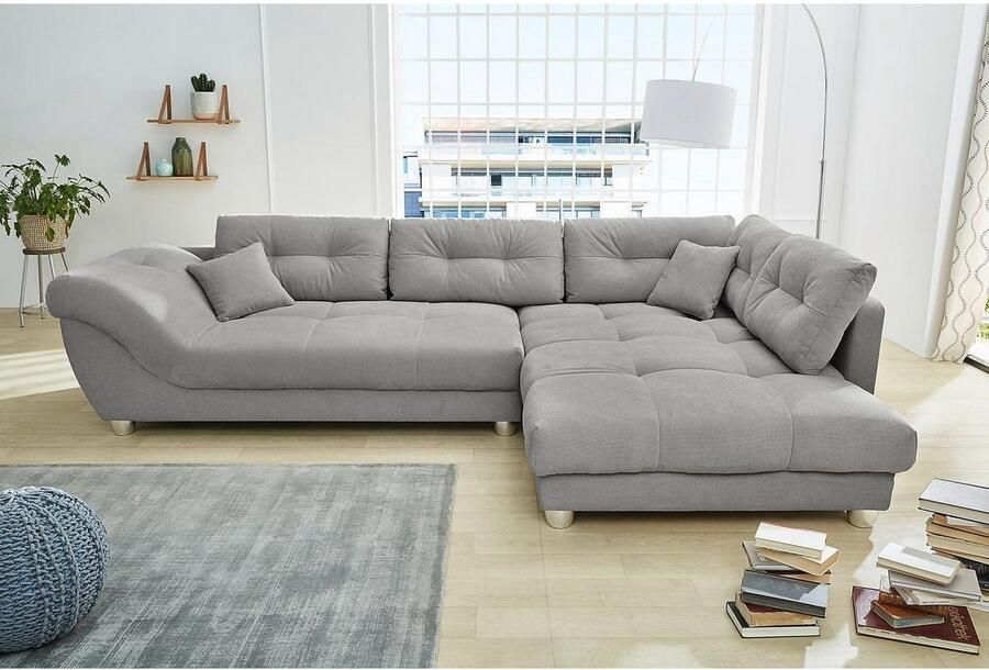 Jockenhöfer Gruppe Hoekbank Siena L-vorm groot zit- en ligoppervlak ottomane links of rechts te monteren