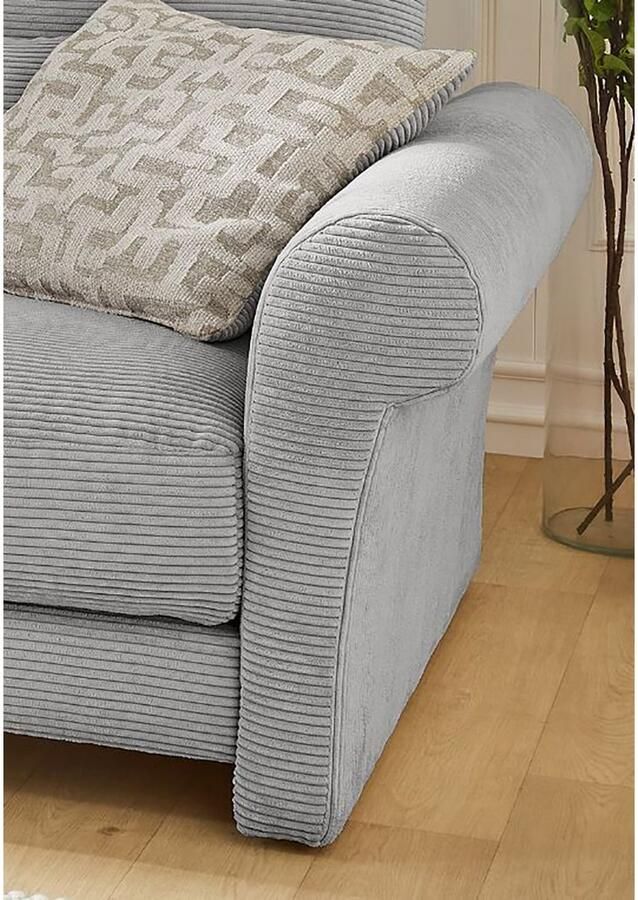 Jockenhöfer Gruppe Megabank MAXIMA Binnenvering schuimvlokken uitstekend zitcomfort bekleding in cord