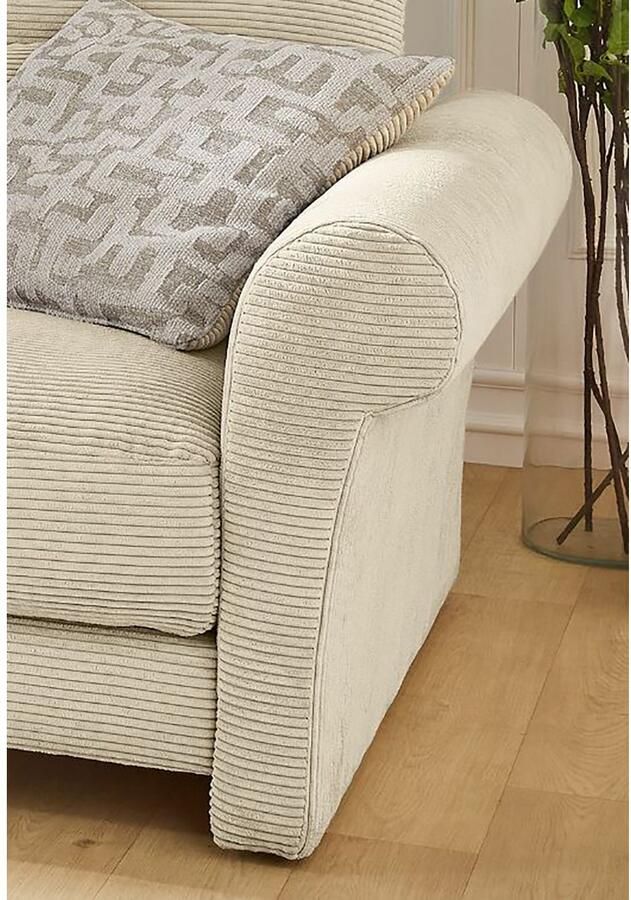 Jockenhöfer Gruppe Megabank MAXIMA Binnenvering schuimvlokken uitstekend zitcomfort bekleding in cord