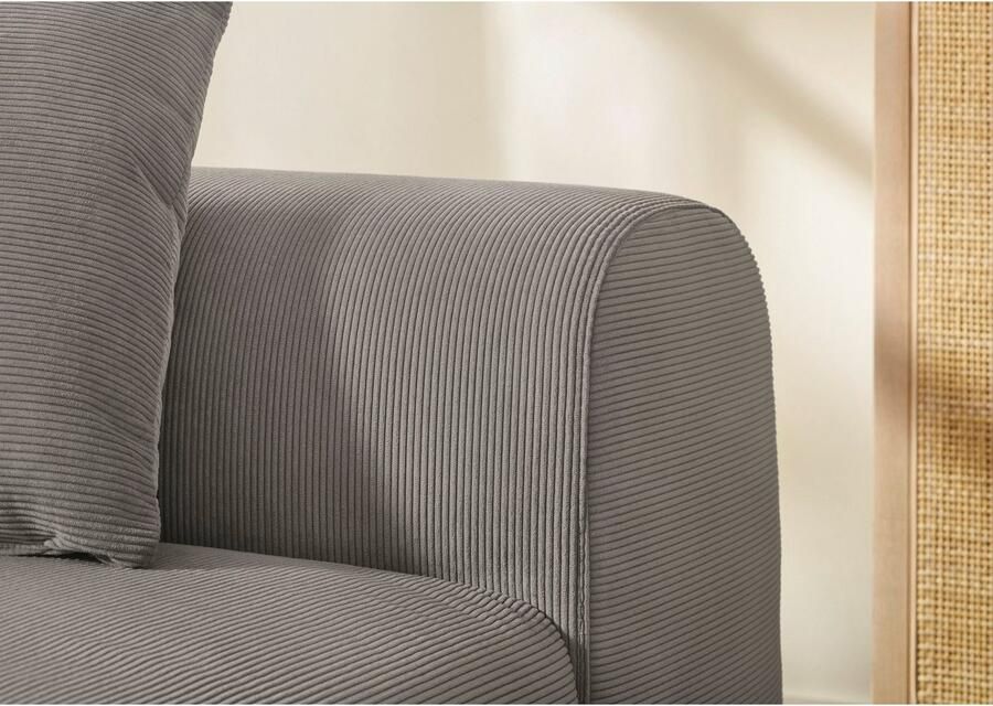 Jockenhöfer Gruppe Megabank Moldau XXL B: 306 cm inclusief losse rug- en sierkussens vrij plaatsbaar