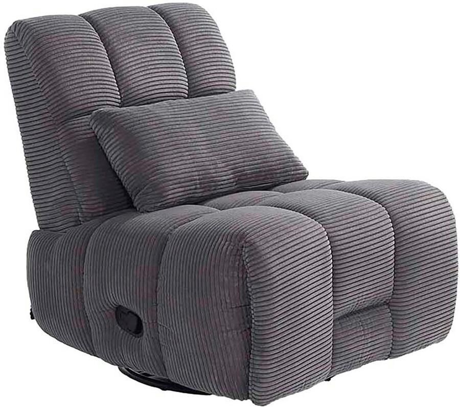 Jockenhöfer Gruppe Relaxfauteuil Doncaster met draai- schommel- relax- en kantelfunctie aangenaam zachte corduroystof