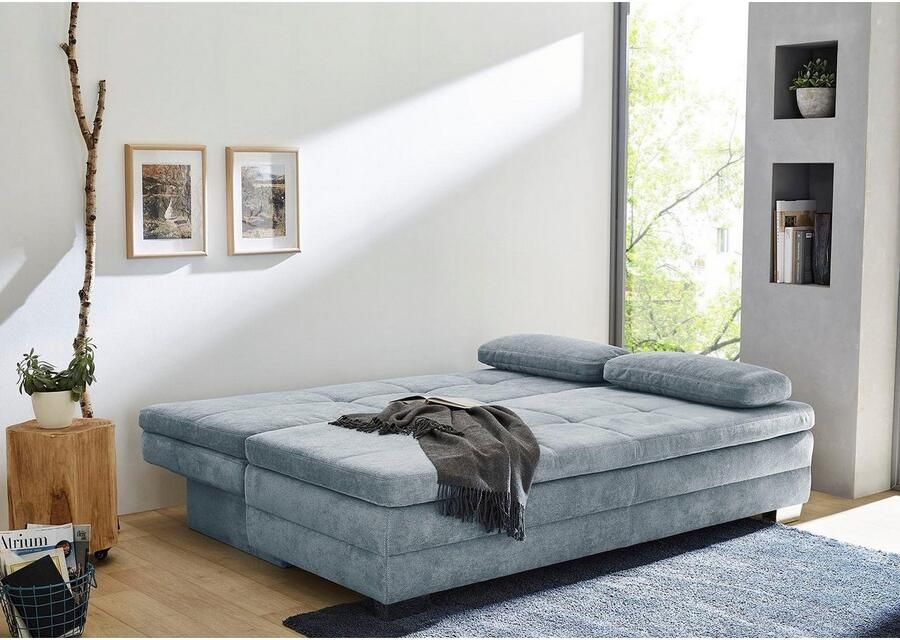 Jockenhöfer Gruppe Slaapbank Lincoln met slaapfunctie en bedkist geschikt als volwaardig bed