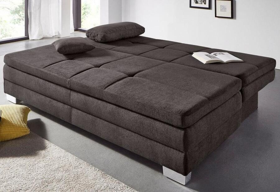 Jockenhöfer Gruppe Slaapbank Lindau inclusief bedkist en los kussen met topmatras van koudschuim